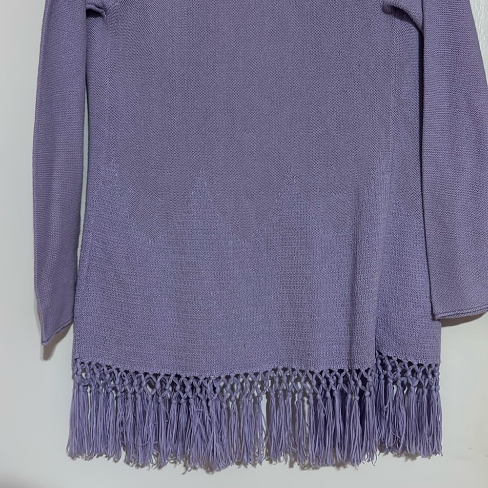 ✨FINAL HR TO BUY✨ Lilly Pulitzer Tatum Cardigan Lilac Verbana - Picture 12 of 13